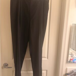 Men's Tailored Black Dress Pants - Modern Office Wear